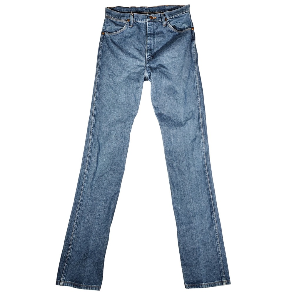 Wrangler Jeans Mens 33X40 Blue Excellent 13MWZ Cowboy Cut Straight Leg Denim